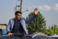 ویدیو / استقبال از حسن یزدانی در جویبار پس از بازگشت او از المپیک